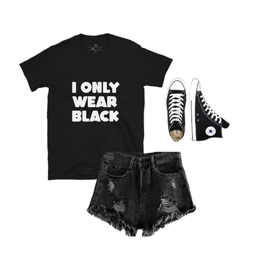 I only wear Black T-shirt Capsule Women