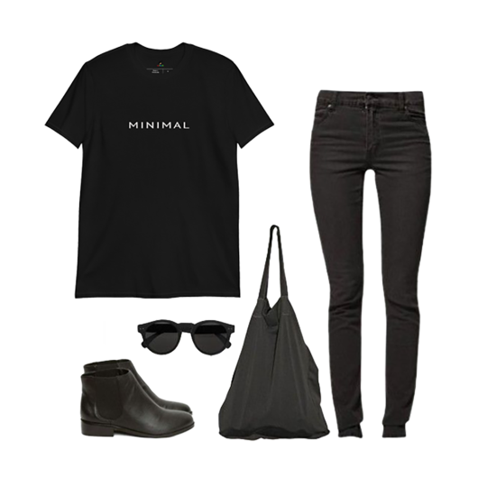 Minimal T-shirt Women's Capsule Wardrobe